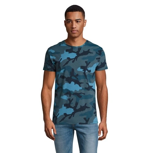 CAMISETA MANGA CORTA HOMBRE CUELLO REDONDO SOL'S CAMO MEN REF S01188