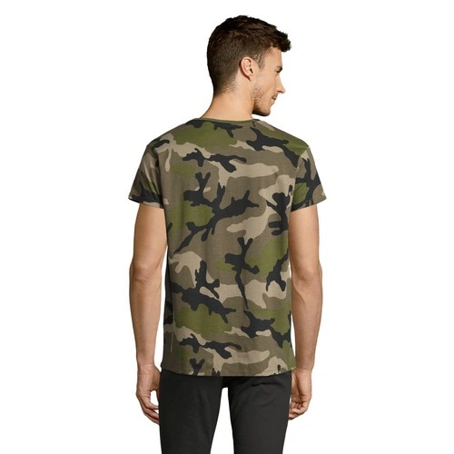 CAMISETA MANGA CORTA HOMBRE CUELLO REDONDO SOL'S CAMO MEN REF S01188