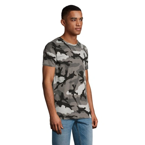 CAMISETA MANGA CORTA HOMBRE CUELLO REDONDO SOL'S CAMO MEN REF S01188
