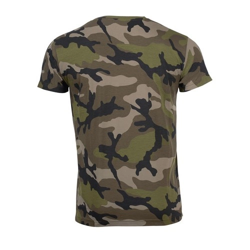 CAMISETA MANGA CORTA HOMBRE CUELLO REDONDO SOL'S CAMO MEN REF S01188