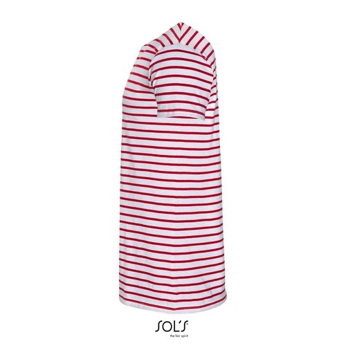 CAMISETA MANGA CORTA HOMBRE CUELLO REDONDO A RAYAS SOL'S MILES MEN REF S01398