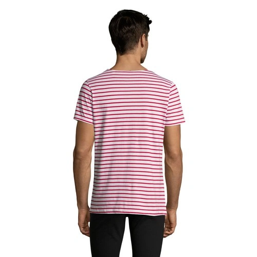 CAMISETA MANGA CORTA HOMBRE CUELLO REDONDO A RAYAS SOL'S MILES MEN REF S01398