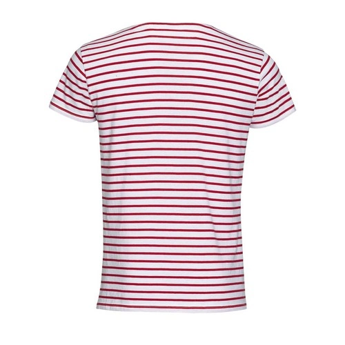 CAMISETA MANGA CORTA HOMBRE CUELLO REDONDO A RAYAS SOL'S MILES MEN REF S01398