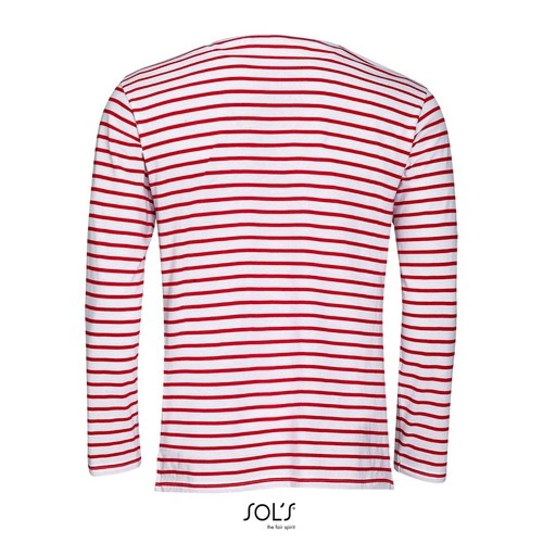 CAMISETA HOMBRE MANGA LARGA A RAYAS SOL'S MARINE MEN REF S01402