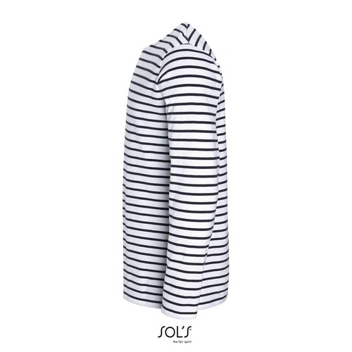 CAMISETA HOMBRE MANGA LARGA A RAYAS SOL'S MARINE MEN REF S01402