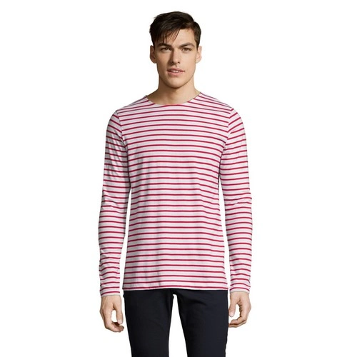 CAMISETA HOMBRE MANGA LARGA A RAYAS SOL'S MARINE MEN REF S01402