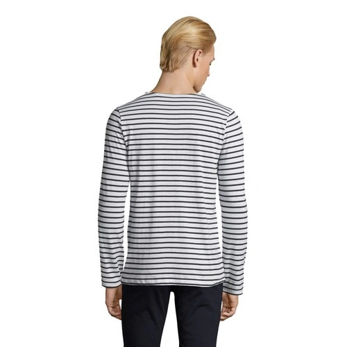 CAMISETA HOMBRE MANGA LARGA A RAYAS SOL'S MARINE MEN REF S01402