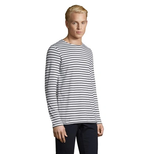 CAMISETA HOMBRE MANGA LARGA A RAYAS SOL'S MARINE MEN REF S01402