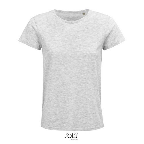 CAMISETA MANGA CORTA MUJER AJUSTADA DE PUNTO LISO Y CUELLO REDONDO SOL'S CRUSADER WOMEN REF S03581