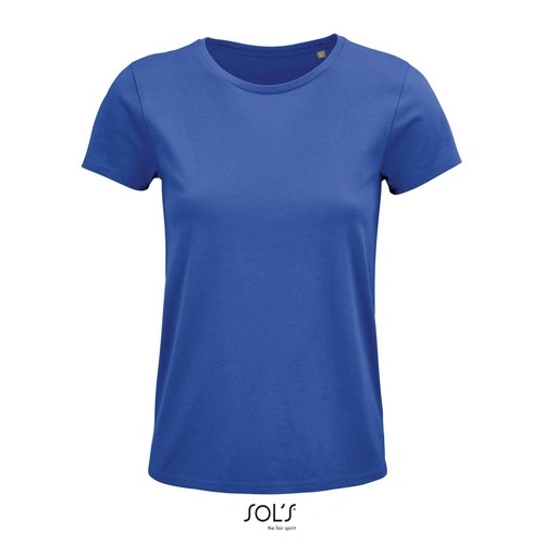 CAMISETA MANGA CORTA MUJER AJUSTADA DE PUNTO LISO Y CUELLO REDONDO SOL'S CRUSADER WOMEN REF S03581