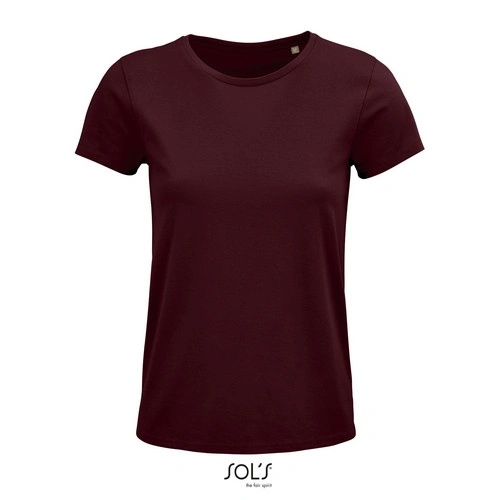 CAMISETA MANGA CORTA MUJER AJUSTADA DE PUNTO LISO Y CUELLO REDONDO SOL'S CRUSADER WOMEN REF S03581