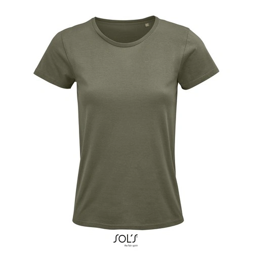 CAMISETA MANGA CORTA MUJER AJUSTADA DE PUNTO LISO Y CUELLO REDONDO SOL'S CRUSADER WOMEN REF S03581
