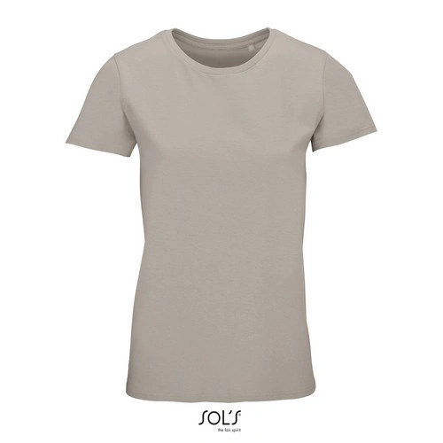 CAMISETA MANGA CORTA MUJER AJUSTADA DE PUNTO LISO Y CUELLO REDONDO SOL'S CRUSADER WOMEN REF S03581