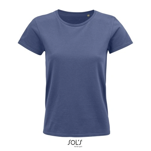CAMISETA MANGA CORTA MUJER AJUSTADA DE PUNTO LISO Y CUELLO REDONDO SOL'S CRUSADER WOMEN REF S03581