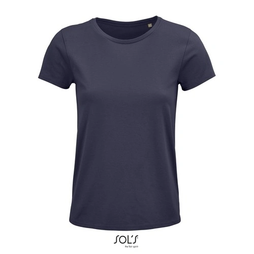 CAMISETA MANGA CORTA MUJER AJUSTADA DE PUNTO LISO Y CUELLO REDONDO SOL'S CRUSADER WOMEN REF S03581