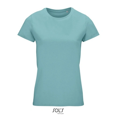 CAMISETA MANGA CORTA MUJER AJUSTADA DE PUNTO LISO Y CUELLO REDONDO SOL'S CRUSADER WOMEN REF S03581