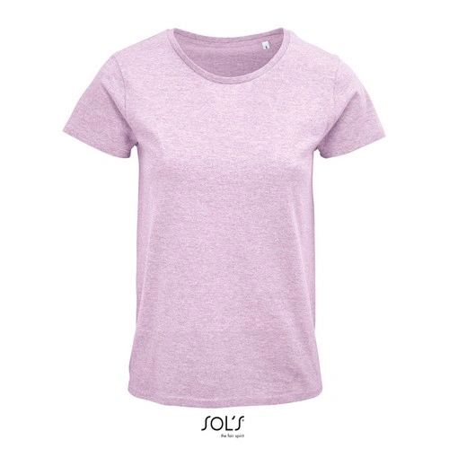 CAMISETA MANGA CORTA MUJER AJUSTADA DE PUNTO LISO Y CUELLO REDONDO SOL'S CRUSADER WOMEN REF S03581