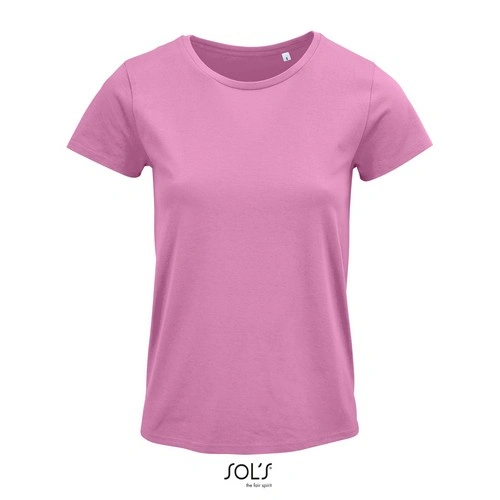 CAMISETA MANGA CORTA MUJER AJUSTADA DE PUNTO LISO Y CUELLO REDONDO SOL'S CRUSADER WOMEN REF S03581