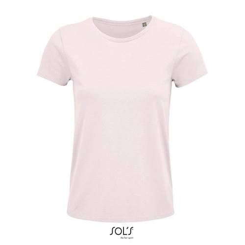 CAMISETA MANGA CORTA MUJER AJUSTADA DE PUNTO LISO Y CUELLO REDONDO SOL'S CRUSADER WOMEN REF S03581