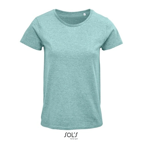 CAMISETA MANGA CORTA MUJER AJUSTADA DE PUNTO LISO Y CUELLO REDONDO SOL'S CRUSADER WOMEN REF S03581