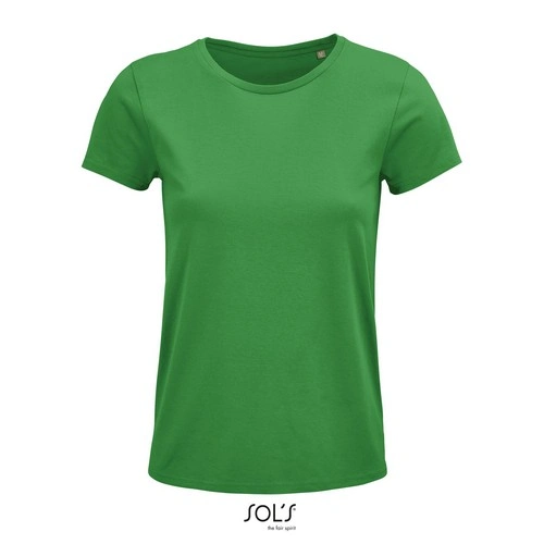 CAMISETA MANGA CORTA MUJER AJUSTADA DE PUNTO LISO Y CUELLO REDONDO SOL'S CRUSADER WOMEN REF S03581