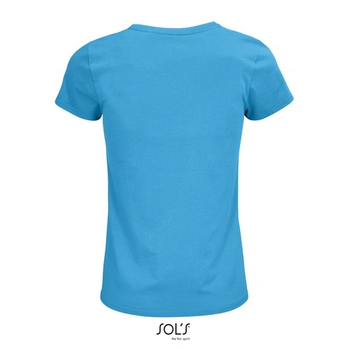 CAMISETA MANGA CORTA MUJER AJUSTADA DE PUNTO LISO Y CUELLO REDONDO SOL'S CRUSADER WOMEN REF S03581