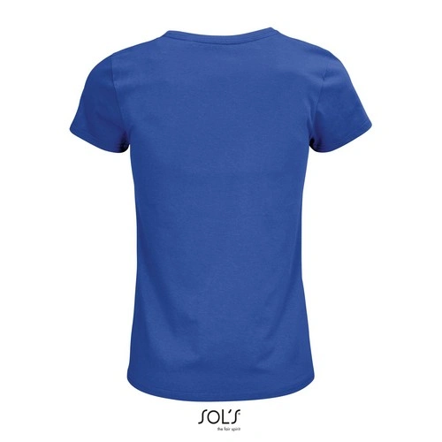 CAMISETA MANGA CORTA MUJER AJUSTADA DE PUNTO LISO Y CUELLO REDONDO SOL'S CRUSADER WOMEN REF S03581