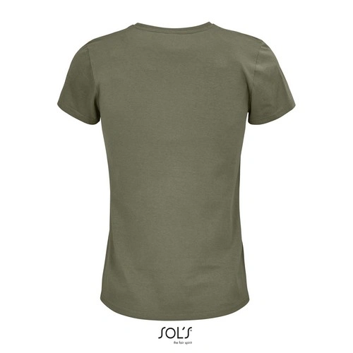 CAMISETA MANGA CORTA MUJER AJUSTADA DE PUNTO LISO Y CUELLO REDONDO SOL'S CRUSADER WOMEN REF S03581