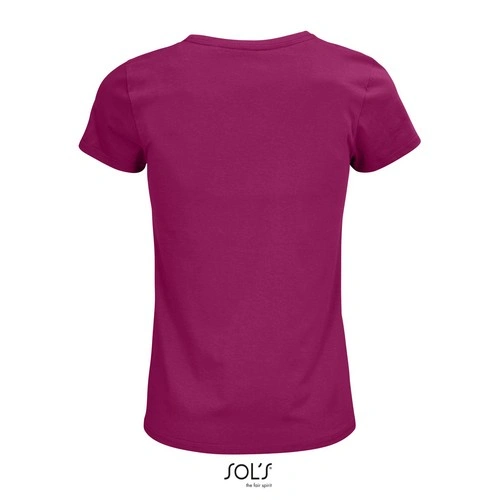 CAMISETA MANGA CORTA MUJER AJUSTADA DE PUNTO LISO Y CUELLO REDONDO SOL'S CRUSADER WOMEN REF S03581