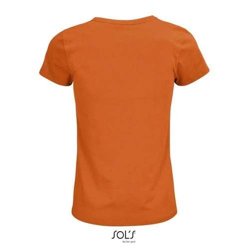 CAMISETA MANGA CORTA MUJER AJUSTADA DE PUNTO LISO Y CUELLO REDONDO SOL'S CRUSADER WOMEN REF S03581