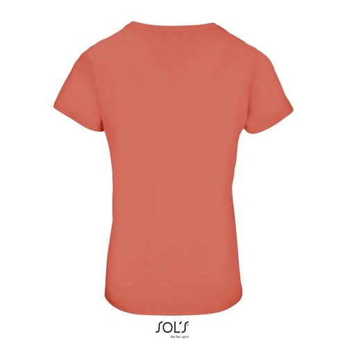 CAMISETA MANGA CORTA MUJER AJUSTADA DE PUNTO LISO Y CUELLO REDONDO SOL'S CRUSADER WOMEN REF S03581
