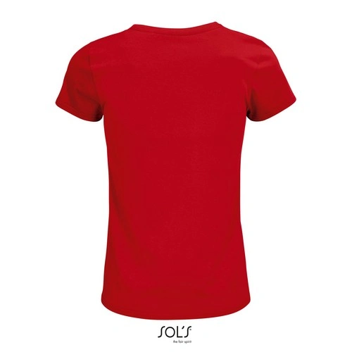 CAMISETA MANGA CORTA MUJER AJUSTADA DE PUNTO LISO Y CUELLO REDONDO SOL'S CRUSADER WOMEN REF S03581