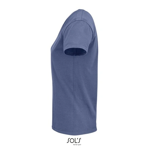 CAMISETA MANGA CORTA MUJER AJUSTADA DE PUNTO LISO Y CUELLO REDONDO SOL'S CRUSADER WOMEN REF S03581