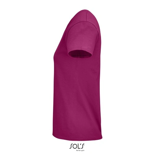 CAMISETA MANGA CORTA MUJER AJUSTADA DE PUNTO LISO Y CUELLO REDONDO SOL'S CRUSADER WOMEN REF S03581