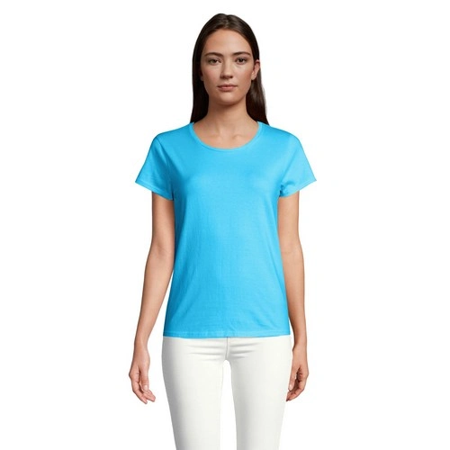 CAMISETA MANGA CORTA MUJER AJUSTADA DE PUNTO LISO Y CUELLO REDONDO SOL'S CRUSADER WOMEN REF S03581
