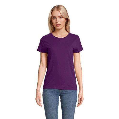 CAMISETA MANGA CORTA MUJER AJUSTADA DE PUNTO LISO Y CUELLO REDONDO SOL'S CRUSADER WOMEN REF S03581
