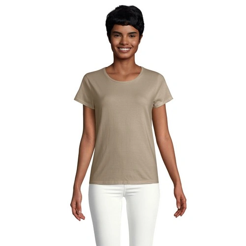 CAMISETA MANGA CORTA MUJER AJUSTADA DE PUNTO LISO Y CUELLO REDONDO SOL'S CRUSADER WOMEN REF S03581