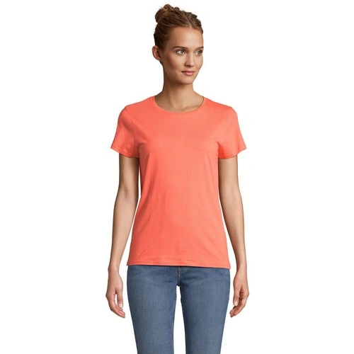 CAMISETA MANGA CORTA MUJER AJUSTADA DE PUNTO LISO Y CUELLO REDONDO SOL'S CRUSADER WOMEN REF S03581