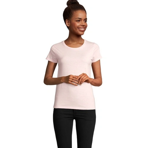 CAMISETA MANGA CORTA MUJER AJUSTADA DE PUNTO LISO Y CUELLO REDONDO SOL'S CRUSADER WOMEN REF S03581