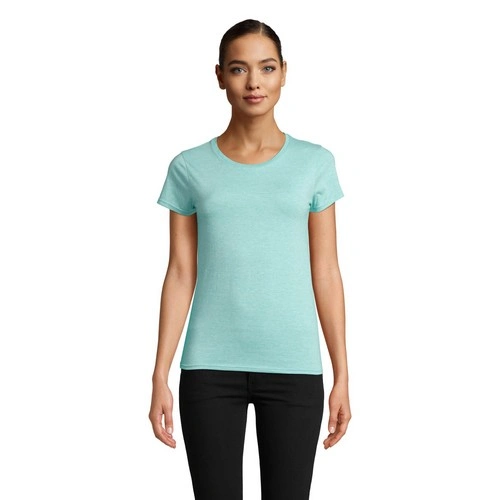 CAMISETA MANGA CORTA MUJER AJUSTADA DE PUNTO LISO Y CUELLO REDONDO SOL'S CRUSADER WOMEN REF S03581