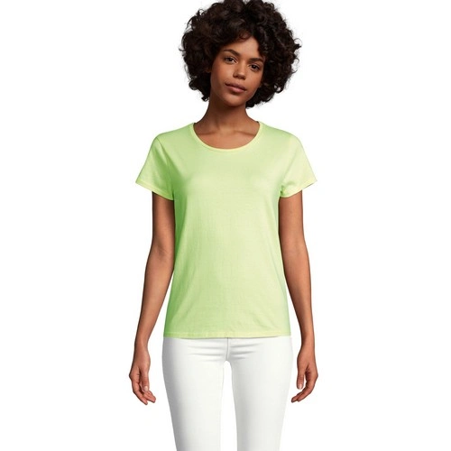 CAMISETA MANGA CORTA MUJER AJUSTADA DE PUNTO LISO Y CUELLO REDONDO SOL'S CRUSADER WOMEN REF S03581
