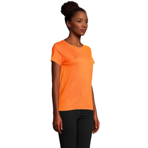 CAMISETA MANGA CORTA MUJER AJUSTADA DE PUNTO LISO Y CUELLO REDONDO SOL'S CRUSADER WOMEN REF S03581