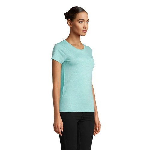 CAMISETA MANGA CORTA MUJER AJUSTADA DE PUNTO LISO Y CUELLO REDONDO SOL'S CRUSADER WOMEN REF S03581