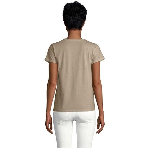 CAMISETA MANGA CORTA MUJER AJUSTADA DE PUNTO LISO Y CUELLO REDONDO SOL'S CRUSADER WOMEN REF S03581