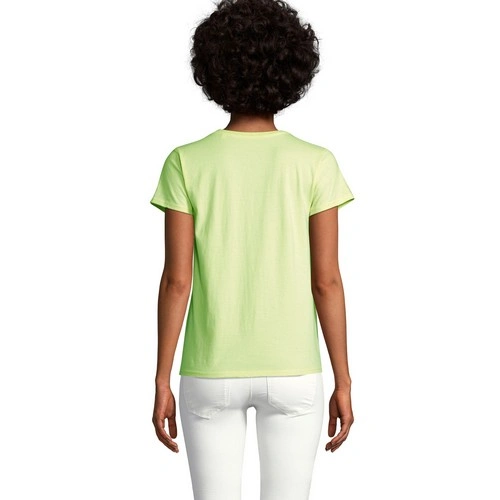 CAMISETA MANGA CORTA MUJER AJUSTADA DE PUNTO LISO Y CUELLO REDONDO SOL'S CRUSADER WOMEN REF S03581