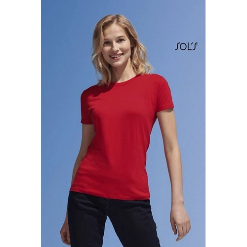 CAMISETA MANGA CORTA MUJER CUELLO REDONDO SOL'S Imperial WOMEN REF S11502