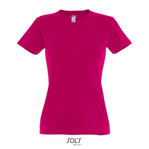 CAMISETA MANGA CORTA MUJER CUELLO REDONDO SOL'S Imperial WOMEN REF S11502