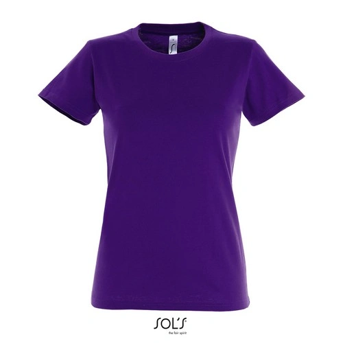 CAMISETA MANGA CORTA MUJER CUELLO REDONDO SOL'S Imperial WOMEN REF S11502
