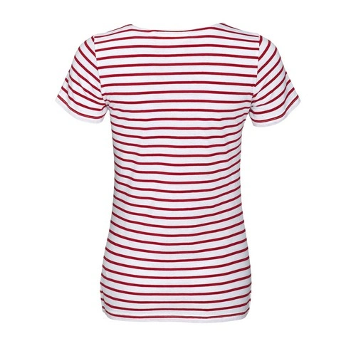 CAMISETA MANGA CORTA MUJER CUELLO REDONDO A RAYAS SOL'S MILES WOMEN REF S01399