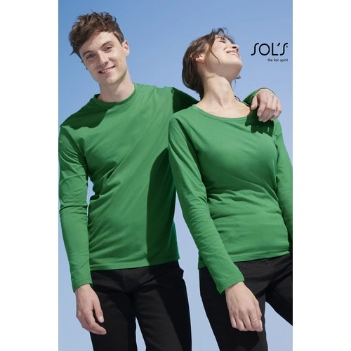 CAMISETA MUJER MANGA LARGA CON CUELLO REDONDO SOL'S MAJESTIC REF S11425
